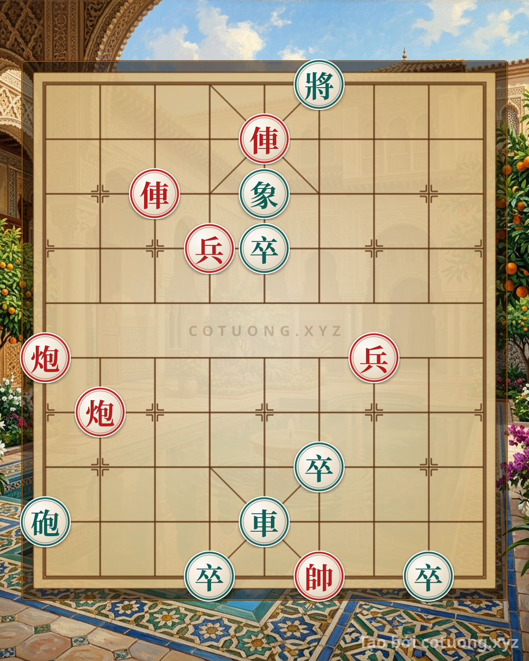 Challenge: Defensive Counterattack: The Strategy of the Red Chariot on File 5 in a Dangerous Chess Position - Can you solve it?
