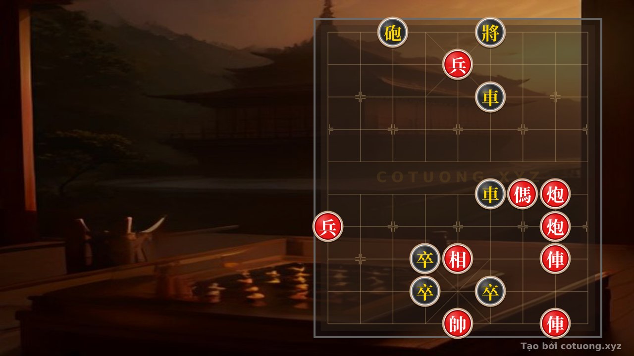 Thế cờ: The Secret to Saving the King in a Deadly Xiangqi Position: When Two Black Rooks Threaten, What Must Red Do to Reverse the Situation? — Cờ Tướng Online