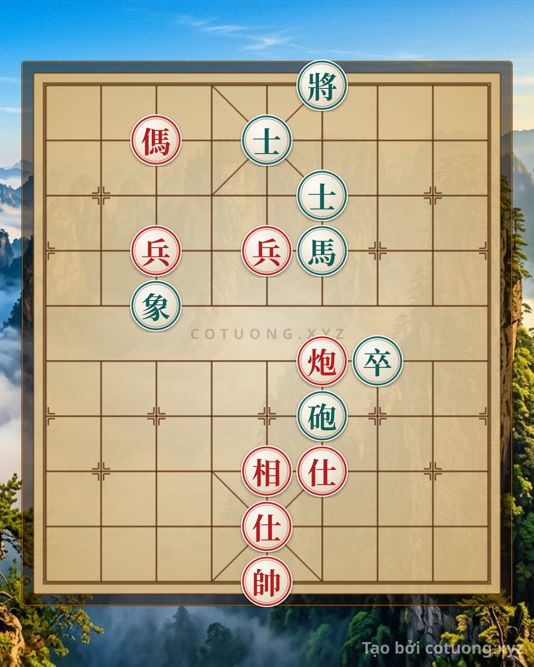 Thế cờ: Black's Fundamental Defense: Hidden Tactics in Xiangqi — Cờ Tướng Online
