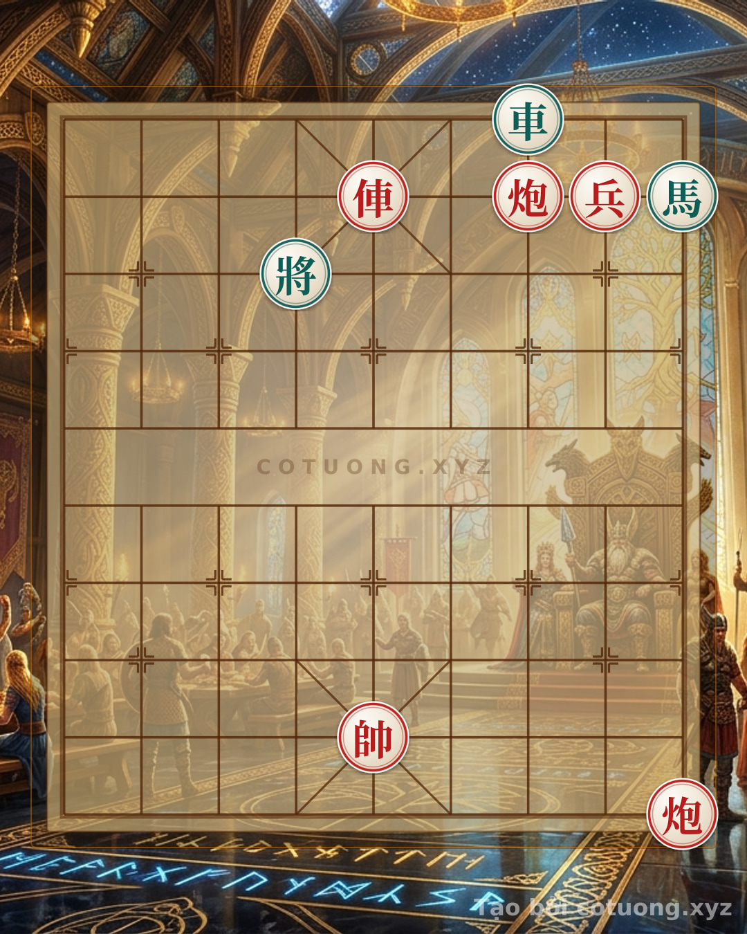 Challenge: Xiangqi Online: Analyzing the Black Chariot at 7-10 - Winning with Pin Tactics - Can you solve it?