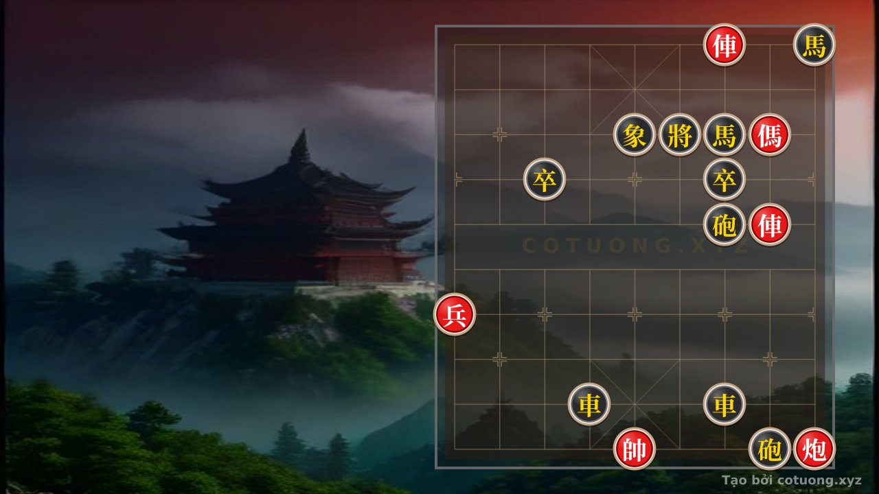 Thế cờ: Red Rook Lurking at File 3: The Fascinating Sacrifice Strategy — Cờ Tướng Online