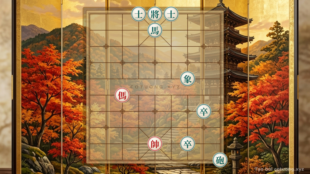 Thế cờ: Xiangqi: Sharp Counterattack Tactics When Red Dominates - Neutralizing Black'sDeadly Moves — Cờ Tướng Online