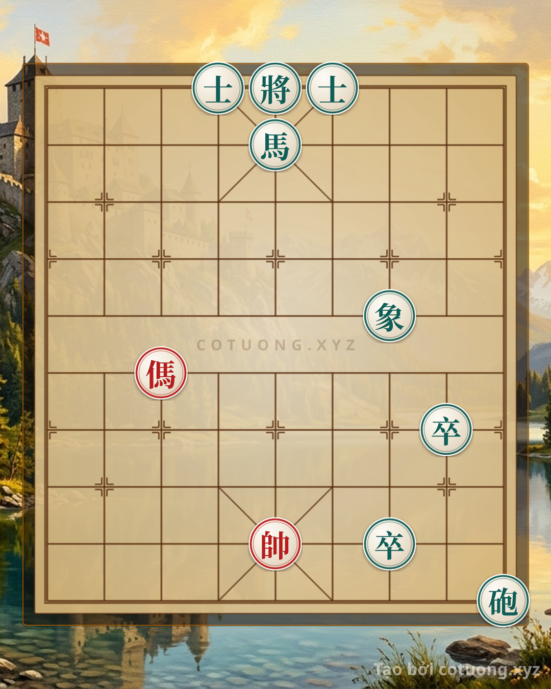 Challenge: Xiangqi: Sharp Counterattack Tactics When Red Dominates - Neutralizing Black'sDeadly Moves - Can you solve it?