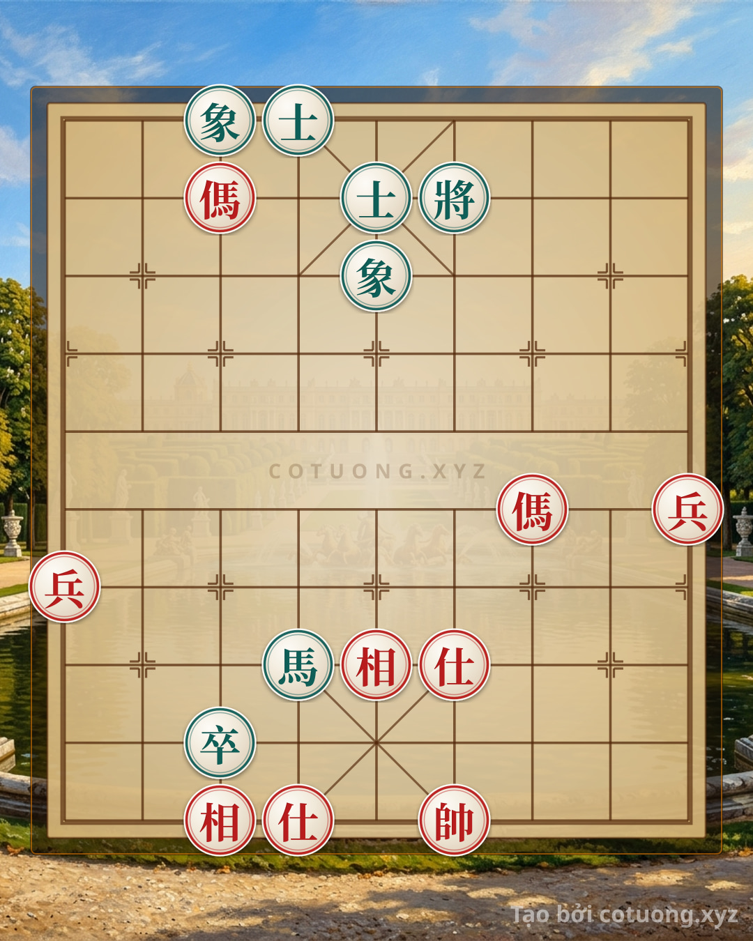 Challenge: The Secret to Winning with 2 Horses, 2 Cannons, 2 Advisors, and 2 Elephants - Quick Victory with 2 Decisive Moves - Can you solve it?