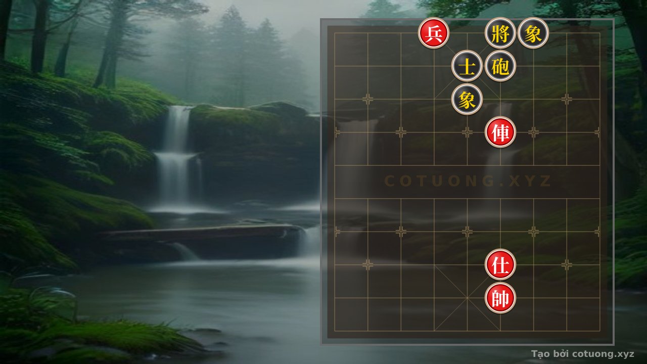 Thế cờ: Black's Defensive Secrets: Decoding the Red Pawn on File 6, Rank 10 Formation — Cờ Tướng Online