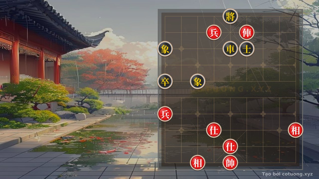 Thế cờ: Xiangqi Marvel: Red's Crushing Attack, Black's Counterattack in 'Quat Zhong Bi' — Cờ Tướng Online