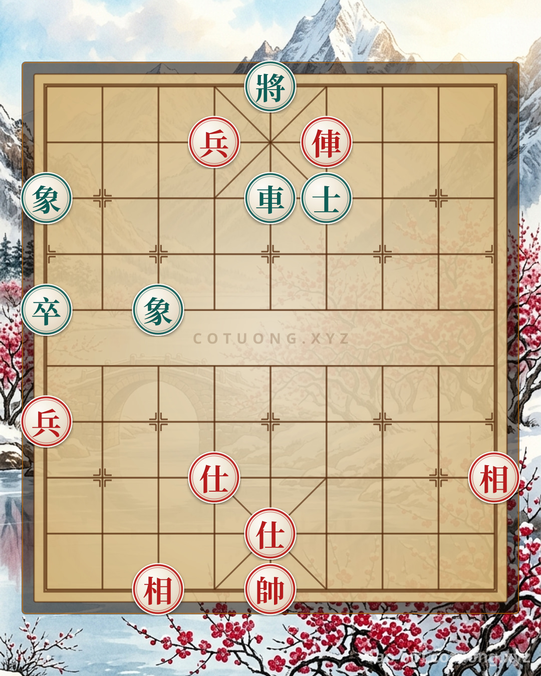 Challenge: Xiangqi Marvel: Red's Crushing Attack, Black's Counterattack in 'Quat Zhong Bi' - Can you solve it?