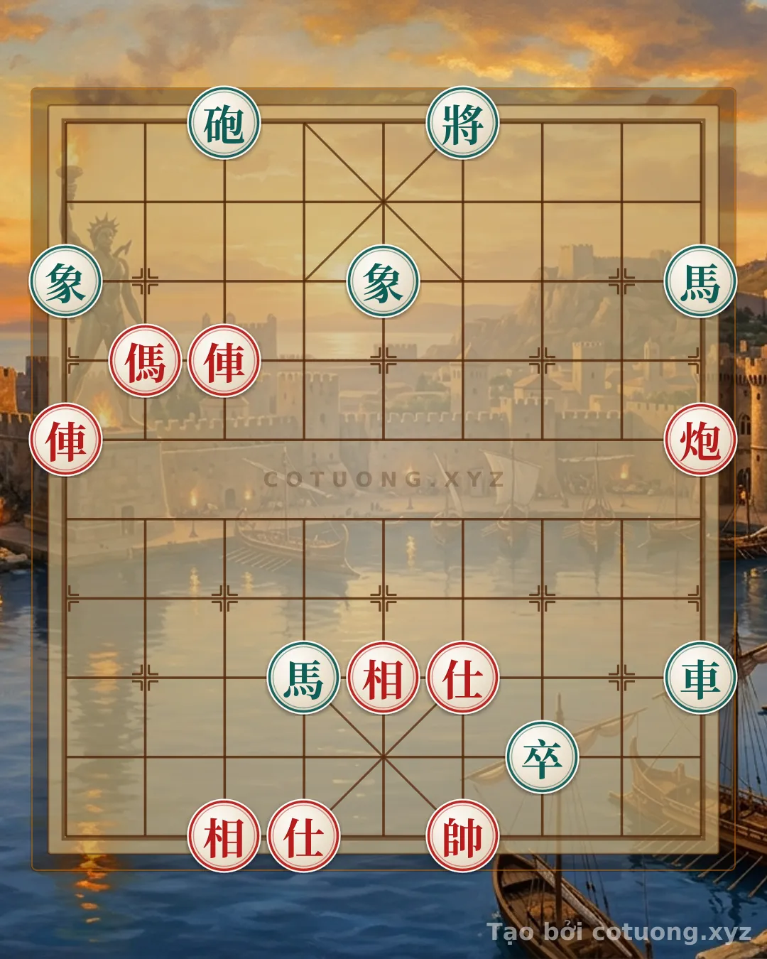 Challenge: Xiangqi: Red Chariot Rushes Straight, Black General Dies Instantly - Extreme Tactics - Can you solve it?