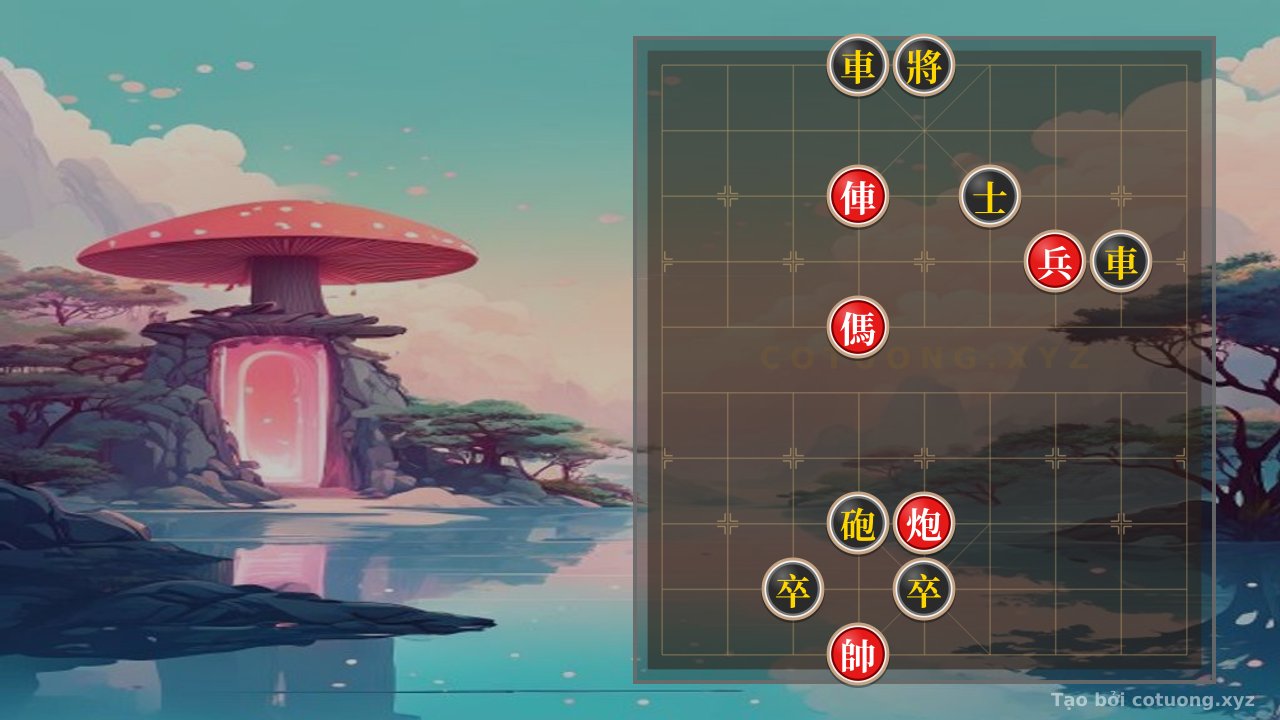 Thế cờ: Red Rook Retreats to File 6: A Brutal Strategy in the Black General's Game — Cờ Tướng Online