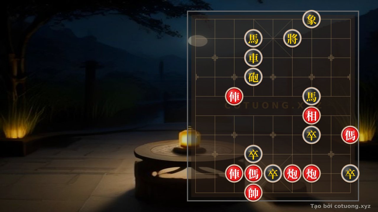 Thế cờ: Red Strategy in the 'Two Horses Interlocking' Formation - The Secret to Overwhelming Your Opponent — Cờ Tướng Online