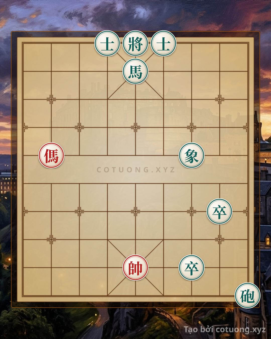 Challenge: Xiangqi Online Challenge: Red Alone vs. Black - Can the Horse Save the General? - Can you solve it?