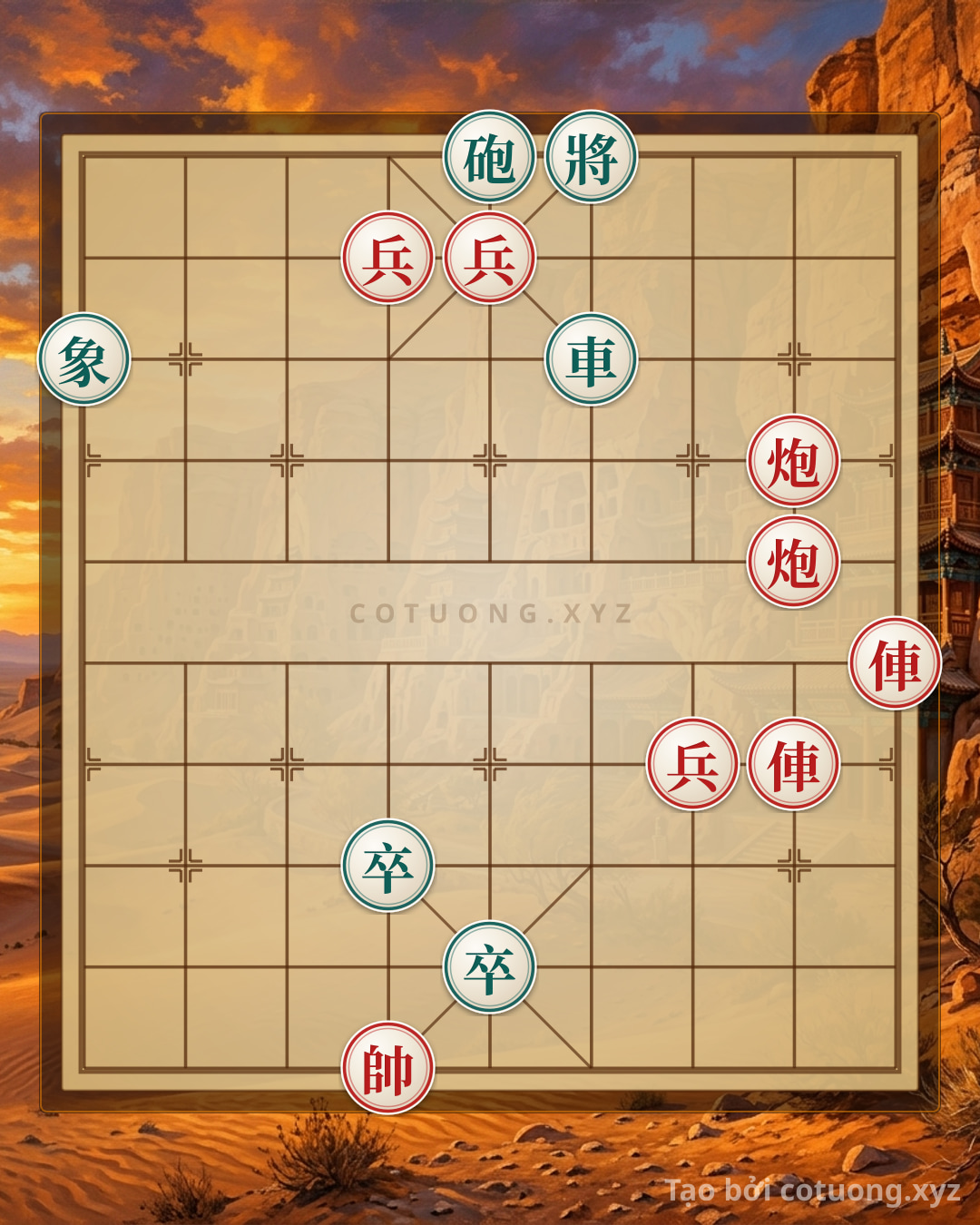 Challenge: The 'Black Cannon on File 5' Formation - Red's Defensive Counterattack Strategy in a Level 1/10 Opening - Can you solve it?