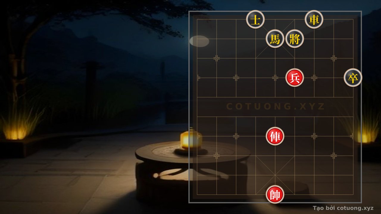 Thế cờ: Quick Checkmate Trick: Red Rook Captures Black Horse Chariot in 3 Moves - A Challenge to Xiangqi Mastery — Cờ Tướng Online
