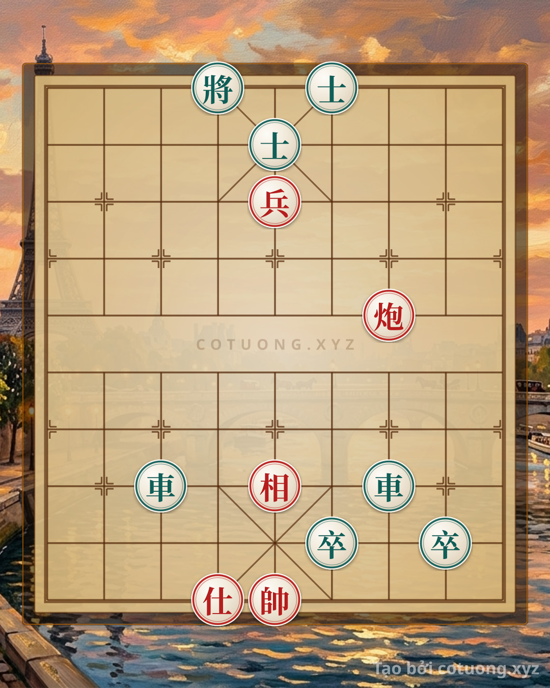 Challenge: The Secret of Breaking the Deadly Xiangqi Formation: Red Cannon Pawn Advisor Bishop vs. Black Double Chariots - When Every Move is a Blade of Sacrifice - Can you solve it?