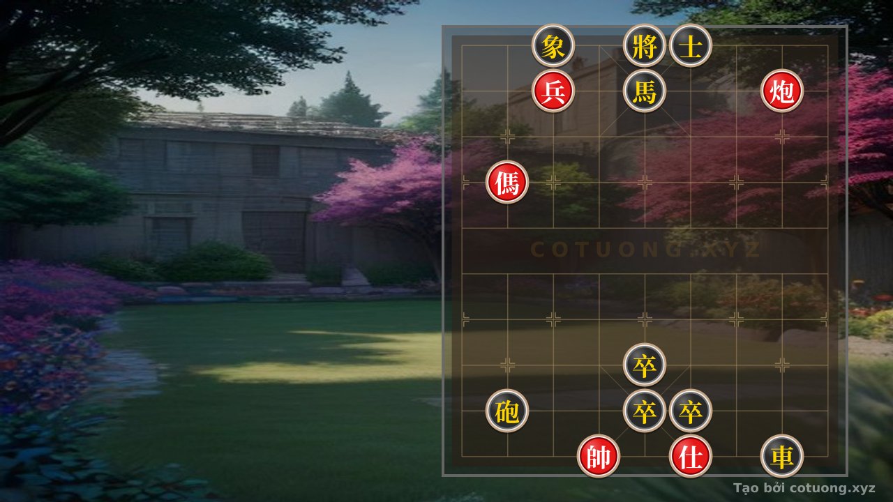 Thế cờ: Red's Sacrifice Strategy: Deceiving the Opponent in the Difficult General Position — Cờ Tướng Online