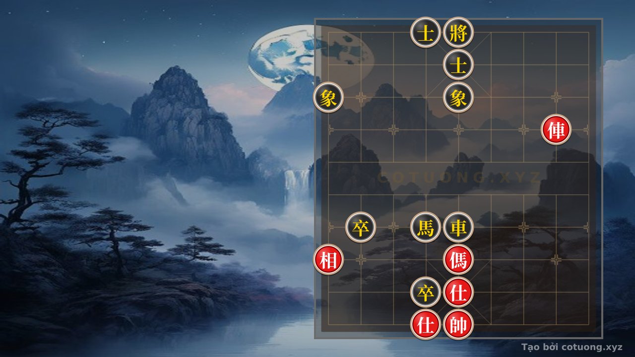 Thế cờ: Basic Xiangqi: Red's Defensive Formation Against a Single Black Chariot — Cờ Tướng Online