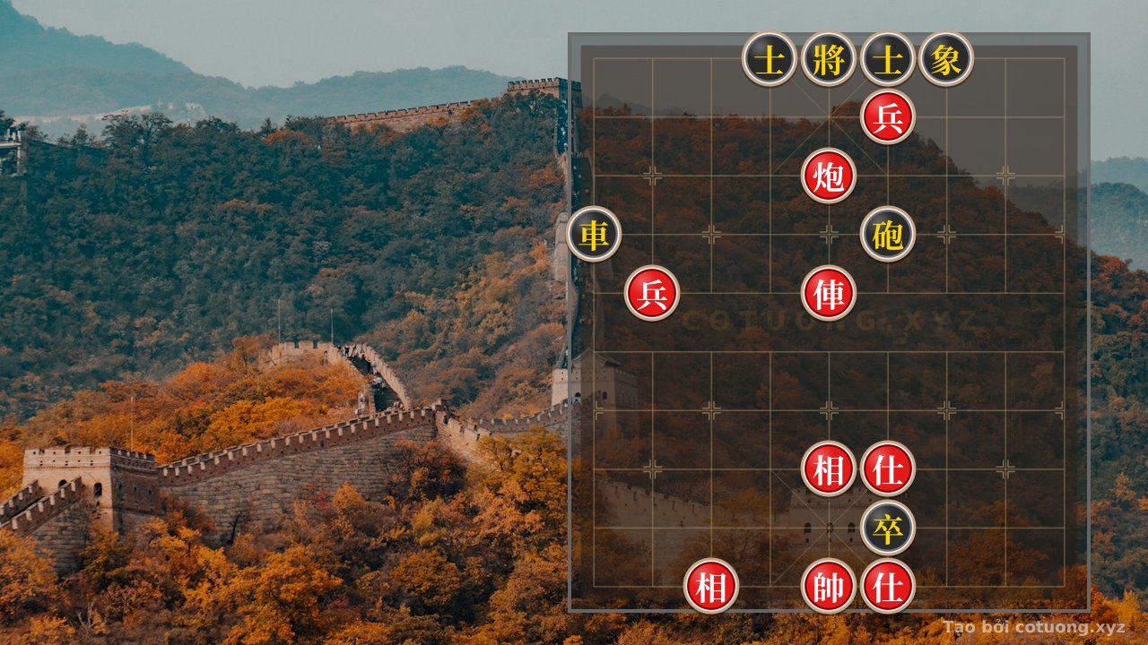 Thế cờ: Xiangqi Breakthrough: Mastering the Art of Defending Against Red's Deadly Attacks and Launching a Stunning Counterattack from a Weak Position — Cờ Tướng Online