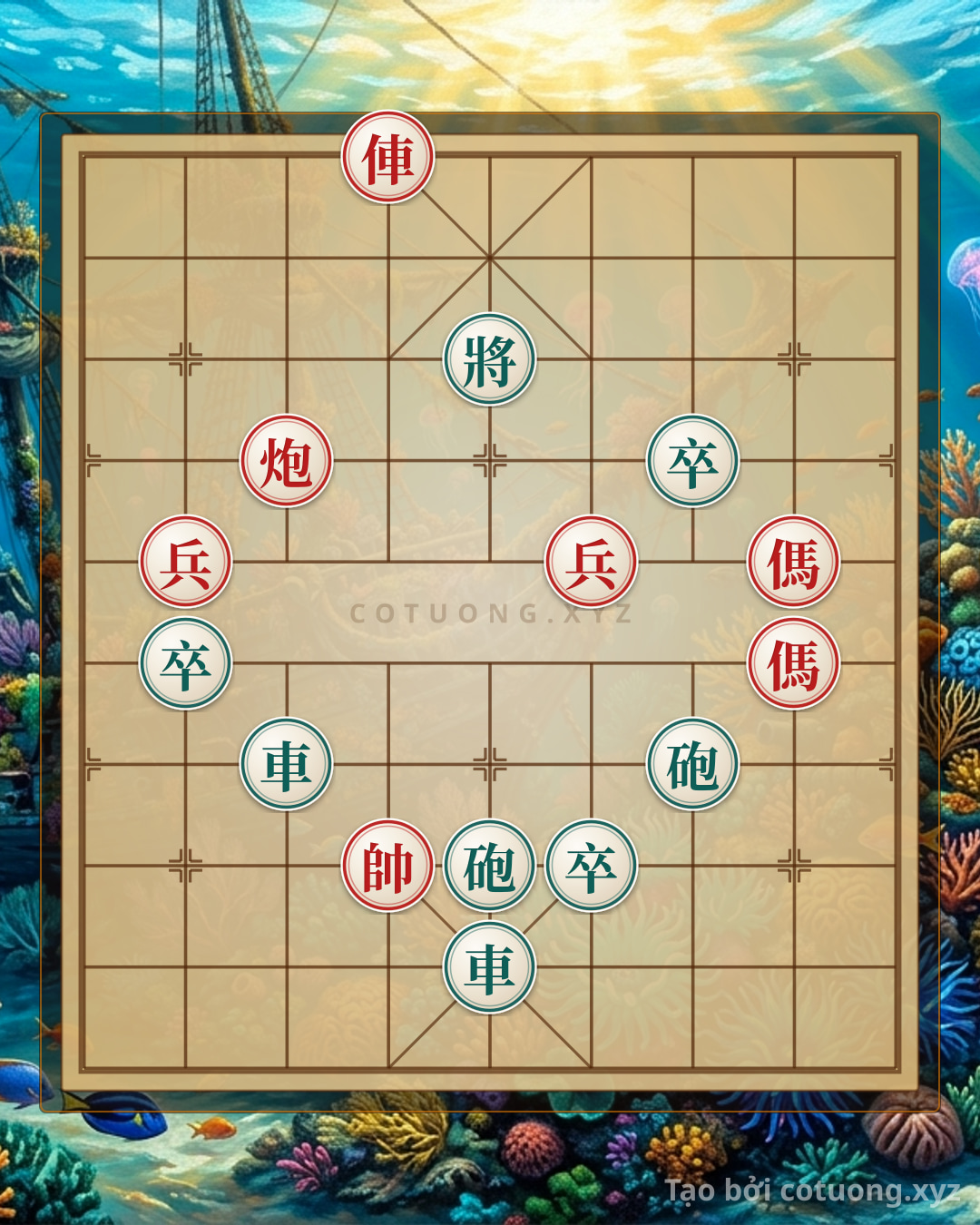 Challenge: The Battle of the Rooks: Red Rook's Lone Assault on the Black General - The 'Double Horse Crossing Mountain' Counterattack Strategy to Break Enemy Defenses - Can you solve it?