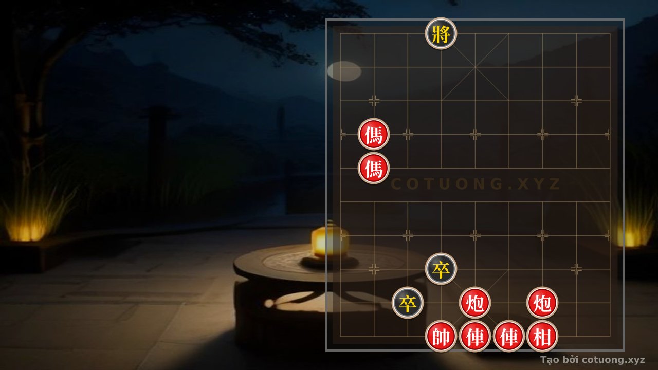 Thế cờ: Xiangqi: Mastering Defense Against Red Double Horses — Cờ Tướng Online