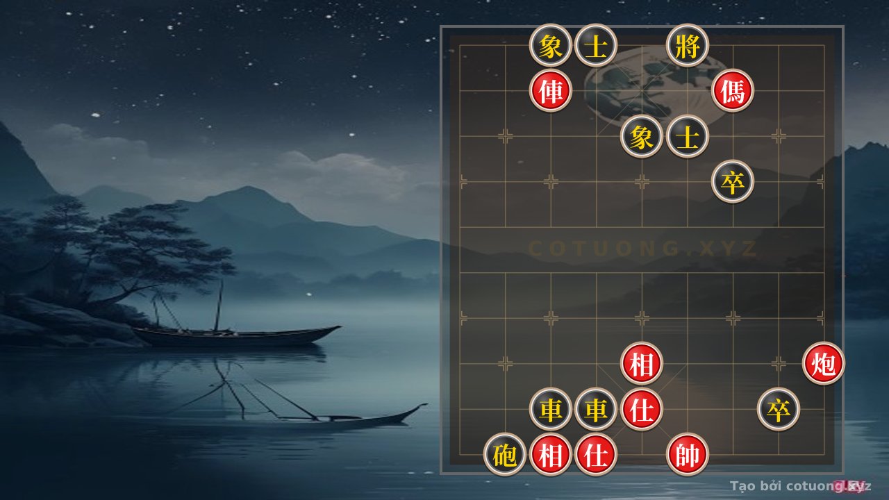 Thế cờ: The Mystery of the General's Position: Psychological Pressure and Counterattack Tactics of the Black Army — Cờ Tướng Online