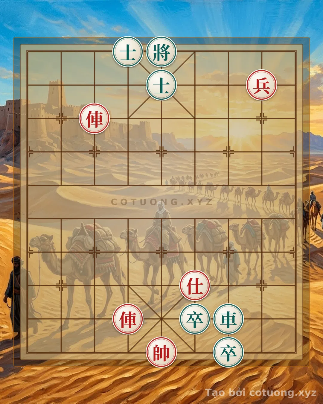 Thế cờ: Ancient Xiangqi Secrets: The 'Double Rook Counterattack' Strategy That Defeats Two Black Pawns in One Move of Sorrow — Cờ Tướng Online