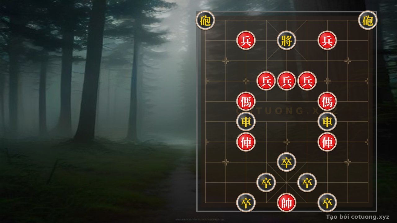 Thế cờ: Xiangqi XYZ: Double Horse Leg Strategy in Red-Black Formation — Cờ Tướng Online