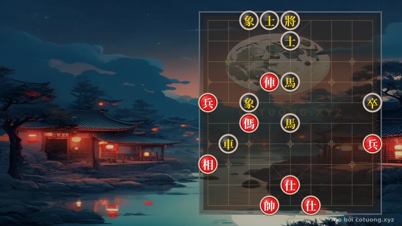 Thế cờ: Red General Beats Black: Double Horse Legs Strategy Like Iron Chariot — Cờ Tướng Online