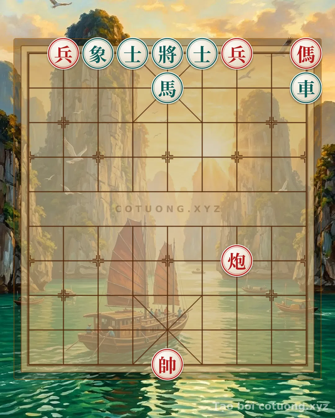 Thế cờ: The Tricky Formation: Red Cannon Horse 2 Pawns vs. Black Chariot Horse 2 Advisors Elephants - The Secret to Winning Against Black — Cờ Tướng Online