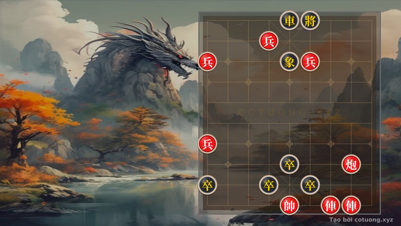 Thế cờ: Red General: Black Chariot Strategy on File 5 Rank 10 - The Secret to Breaking the Formation — Cờ Tướng Online