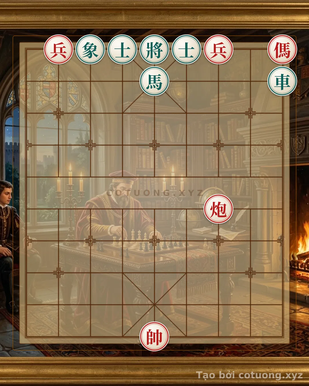 Thế cờ: Xiangqi Masterstroke: Cannon Horse 2Pawns Beat Rook Horse 2Advisors Elephants — Cờ Tướng Online