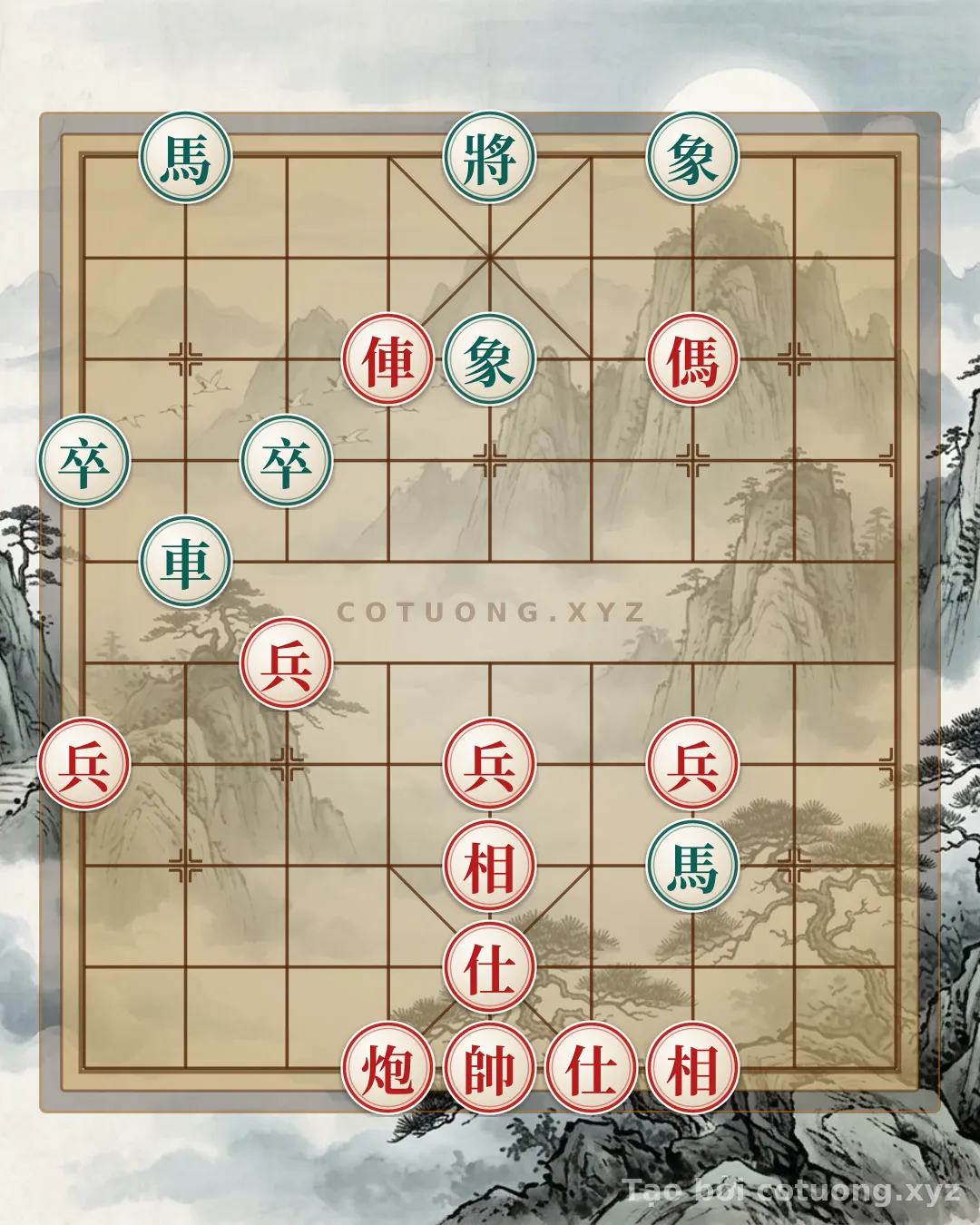 Challenge: Xiangqi Master's Secret: Chariot Cannon Horse Crushes Four Black Horses - The Battle of Blood and Iron on the Chessboard - Can you solve it?