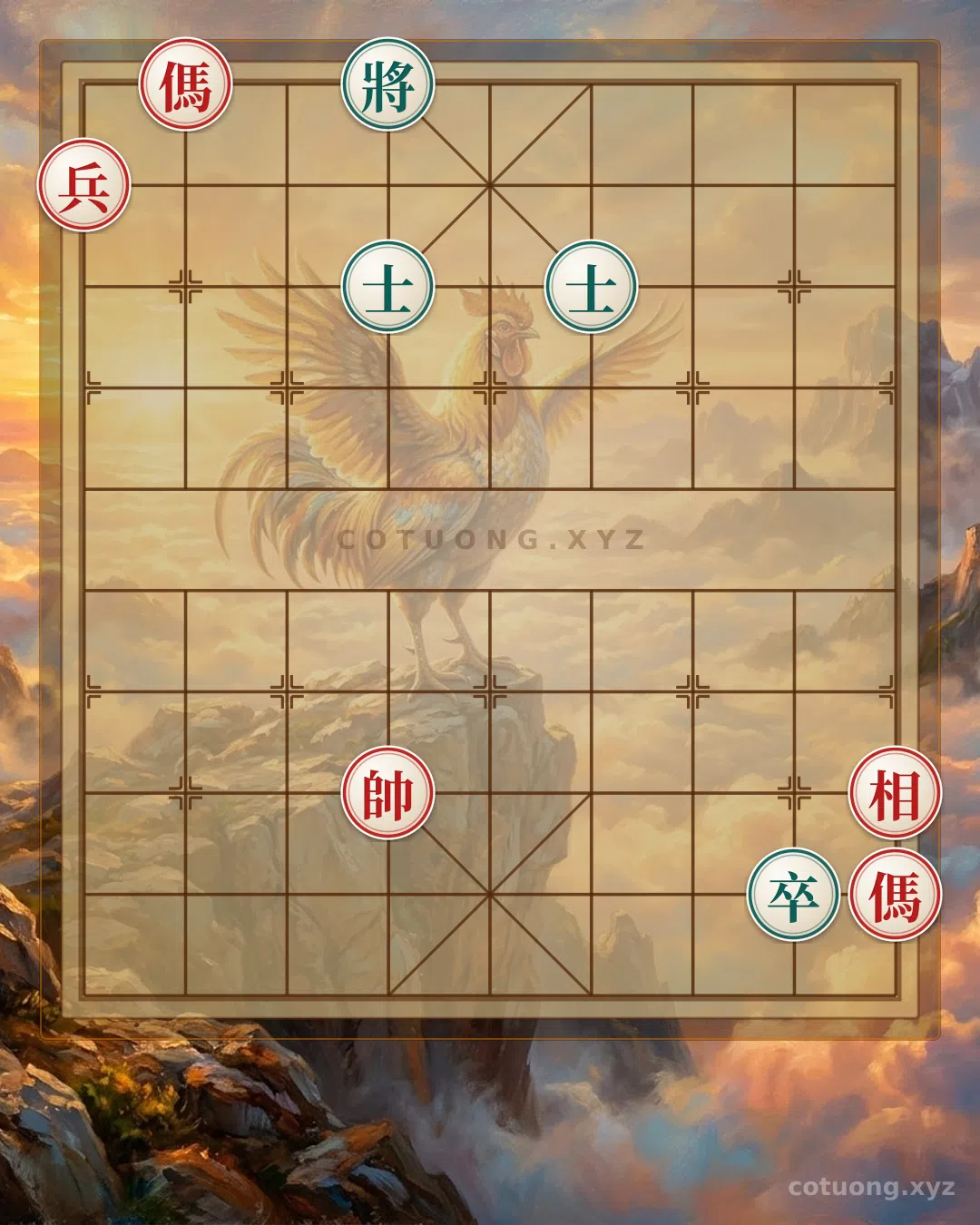 Thế cờ: AE89 Mystery: When the Red Horses Dance Before the Black General - Is This a Killer Move or a Chess Trap? — Cờ Tướng Online