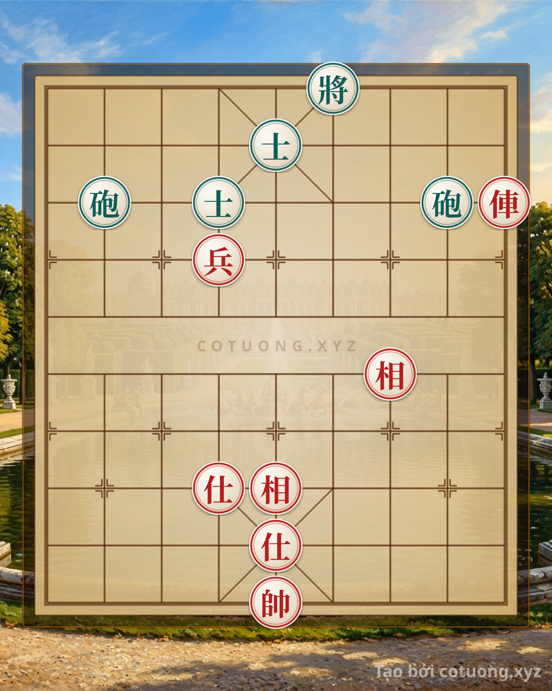 Challenge: Mastering the Ultimate Endgame: Red Rook vs. Two Black Cannons - Elevate Your Xiangqi Skills Online! - Can you solve it?