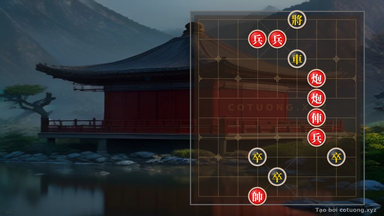 Thế cờ: Red Rook's Retreat: The Pinning Maneuver in Xiangqi — Cờ Tướng Online