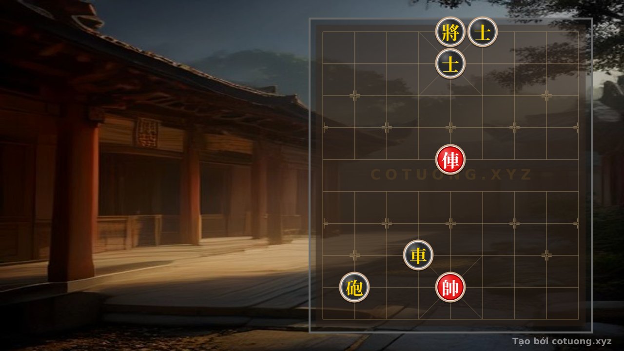 Thế cờ: The Rook vs. Cannon with Two Advisors: Survival Tactics in the Jianghu Chess Arena — Cờ Tướng Online