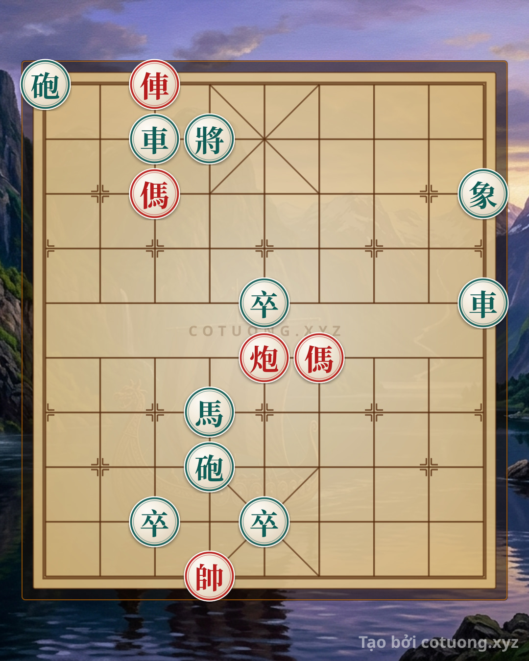 Challenge: Black Cannon at 1-10: Red Chariot's Counterattack Defense Strategy in a Level 7 Battle - Can you solve it?