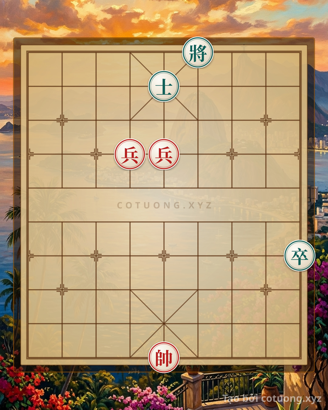 Challenge: Xiangqi Master's Secret: Red Pawns vs. Black Advisor - When the Black General Faces a Deadly Ambush - Can you solve it?