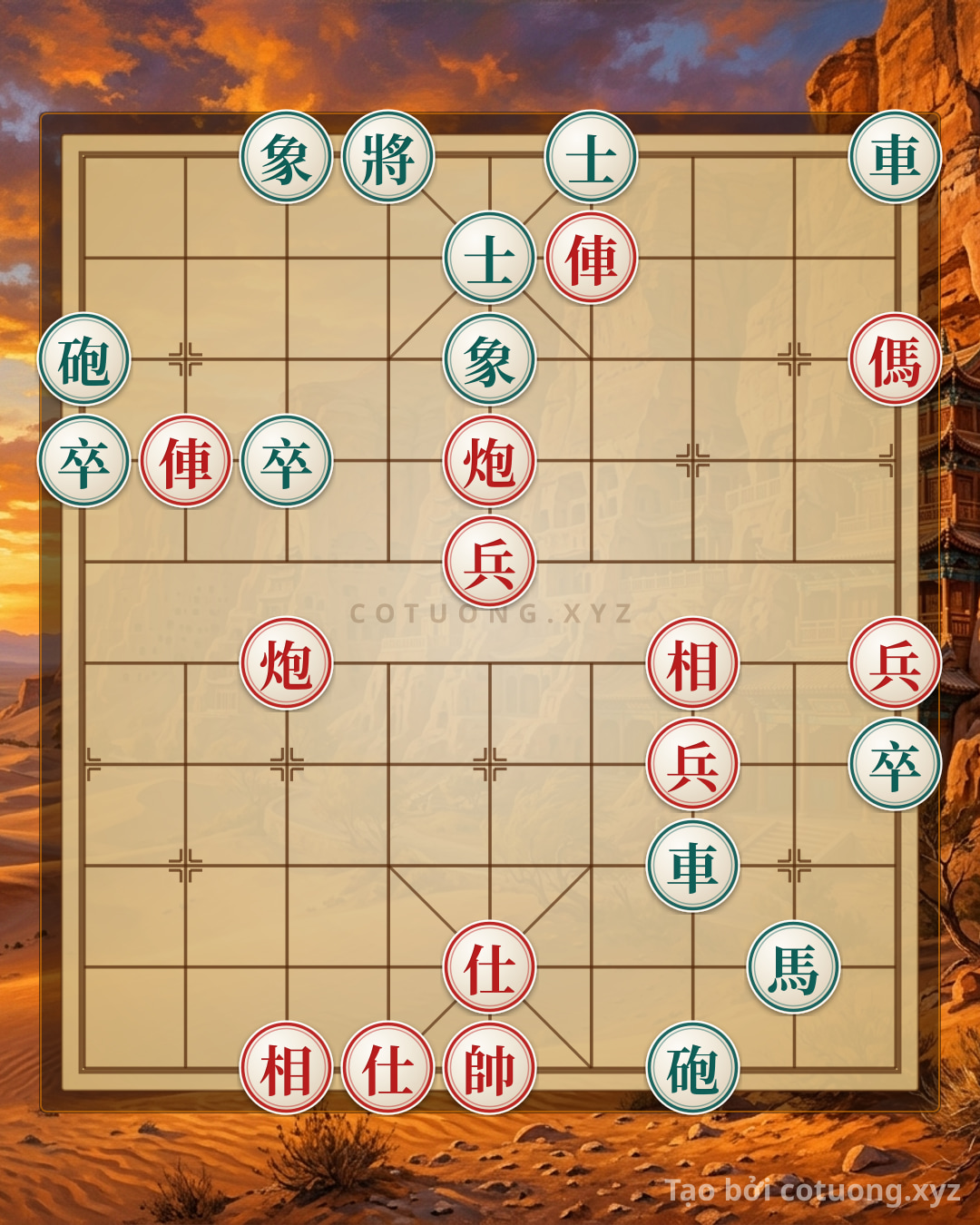 Challenge: Xiangqi (Chinese Chess) Analysis: Battle Tactics with Black Rook at 9-10 - Effective Direct Attack Strategy - Can you solve it?