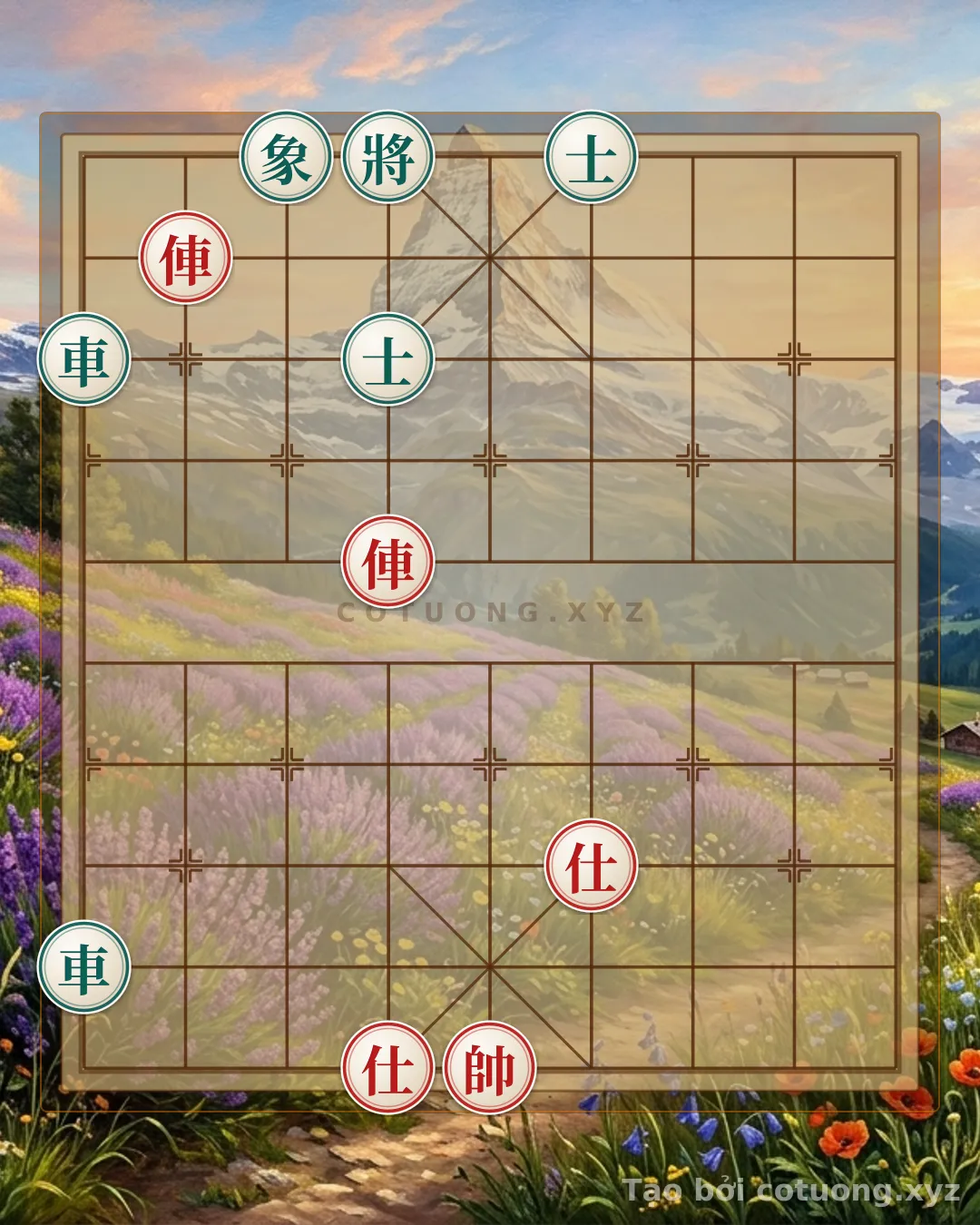 Challenge: The Art of Countering the Black Double Rook: When Red's 2 Rooks and 2 Advisors Crush Black's Steel Fortress in the Mind of Chess - Can you solve it?