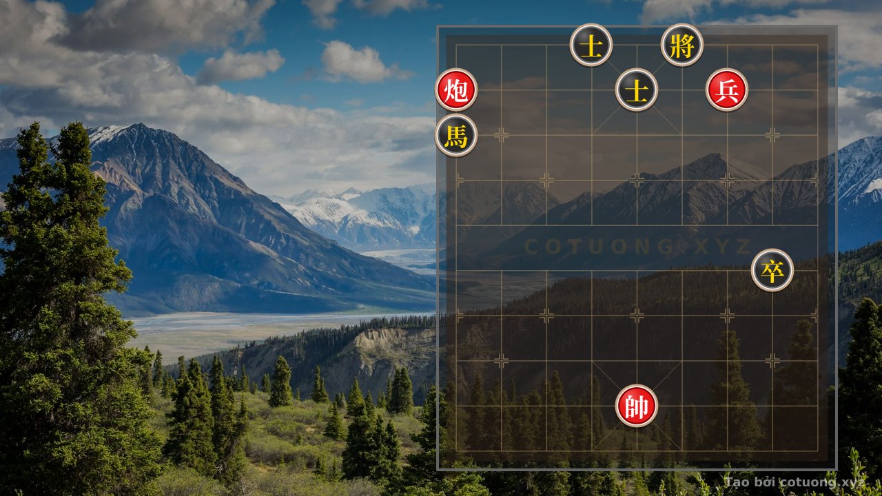 Thế cờ: Xiangqi (Chinese Chess): The Bloody Battle Between Red Cannon and Black Horse in the Heart of the Board — Cờ Tướng Online