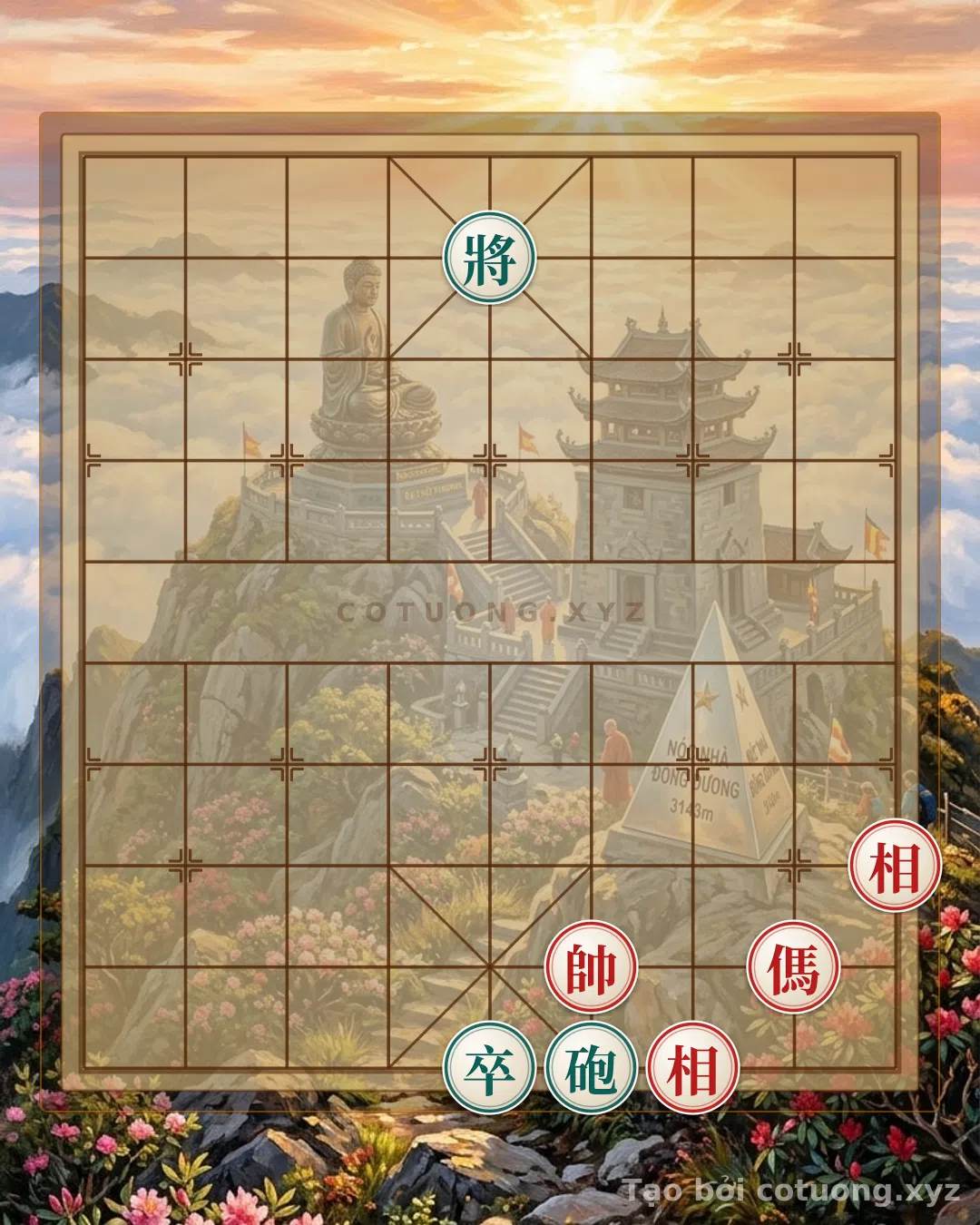 Thế cờ: Xiangqi: The 'Red Horse's Revenge' Position - The Hidden Enemy Behind the Calm Facade — Cờ Tướng Online