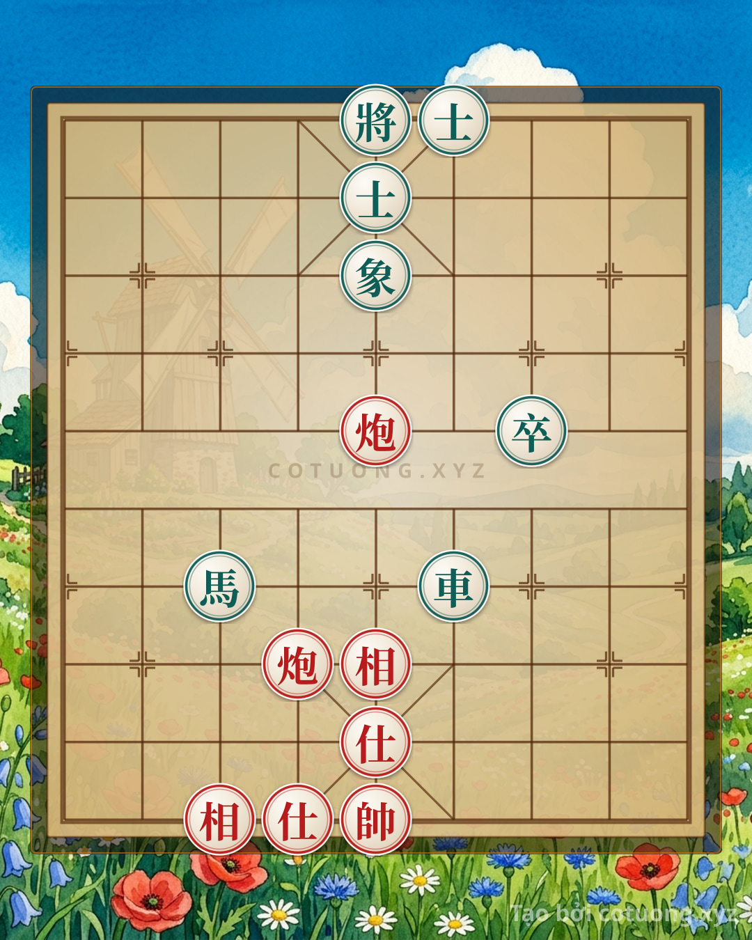 Challenge: Song pháo trùng điệp khóa cung - Can you solve it?
