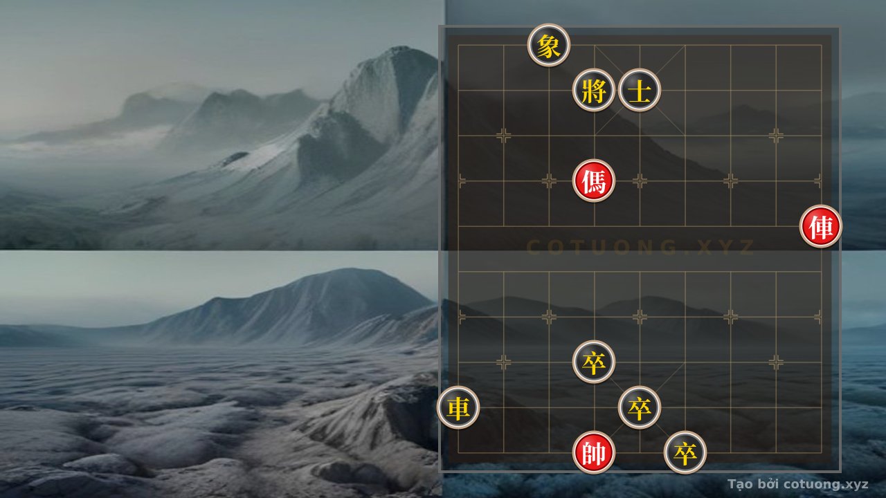 Thế cờ: Xiangqi: Red's Rook 1 Directly Attacks Black's General — Cờ Tướng Online