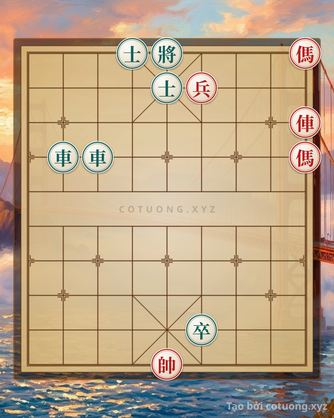 Challenge: Explosive Xiangqi: Red Strikes Back with a Surprise Double Horse Attack! Can AI Save Black? - Can you solve it?