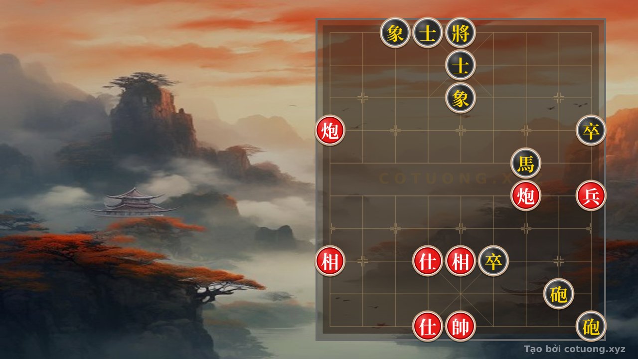 Thế cờ: The 'Empty Cannon' Formation - The Red Side's Strategy in Chinese Chess — Cờ Tướng Online