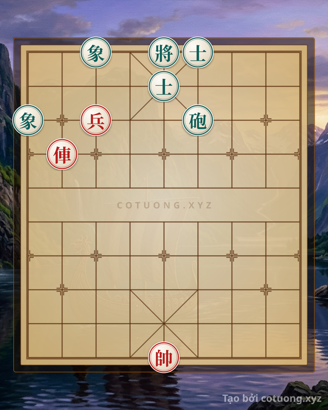Challenge: Xiangqi: Strategic Checkmate with Red Rook on 8th Rank 7th File - Can you solve it?
