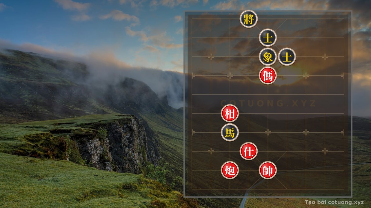 Thế cờ: Xiangqi: Unexpected Counterattack with the Red Cannon - A Deadly Checkmate in Just 5 Moves — Cờ Tướng Online