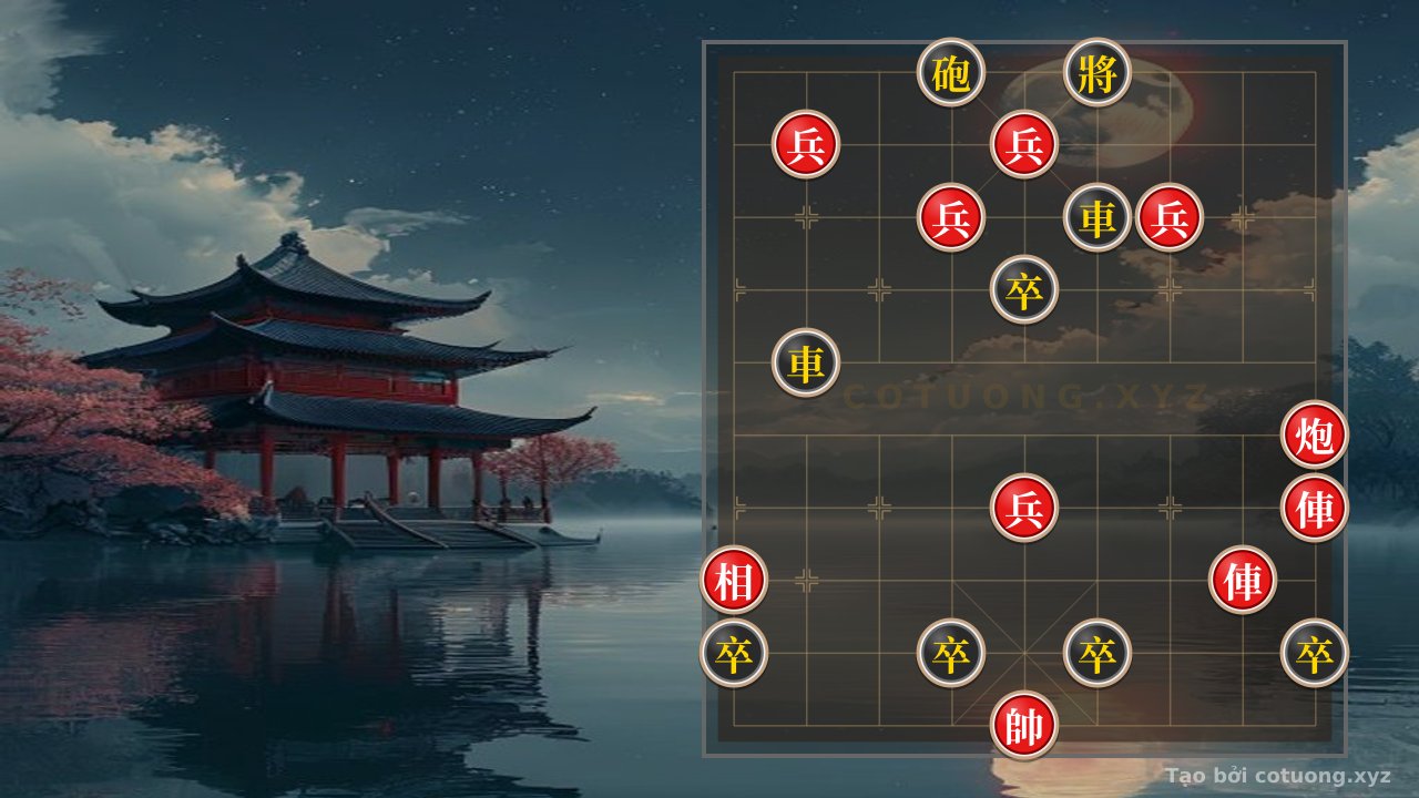 Thế cờ: Mastering the Battle: The Breakthrough Strategy When the Black Rook Threatens the Red General's Palace — Cờ Tướng Online
