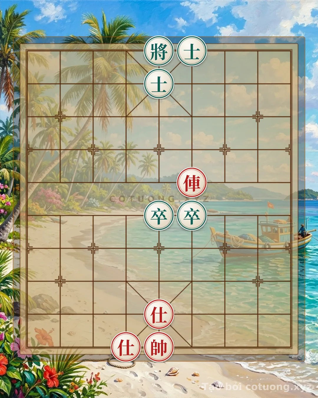 Thế cờ: The Deadly Trap: Red Must Be Careful in This Move — Cờ Tướng Online
