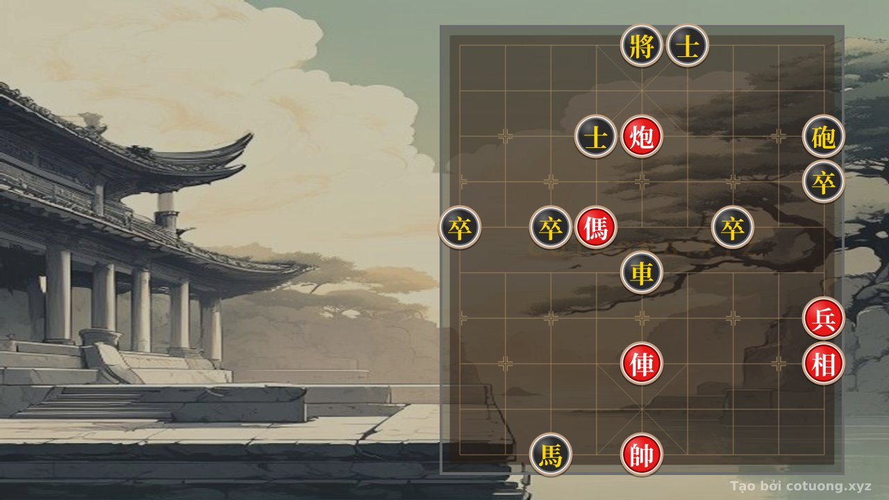 Thế cờ: Black's Trap: Rook Cannon Horse Choke Elephant vs. Rook Cannon Horse 4Choke 2Advisors - The Secret to Conquering Red — Cờ Tướng Online